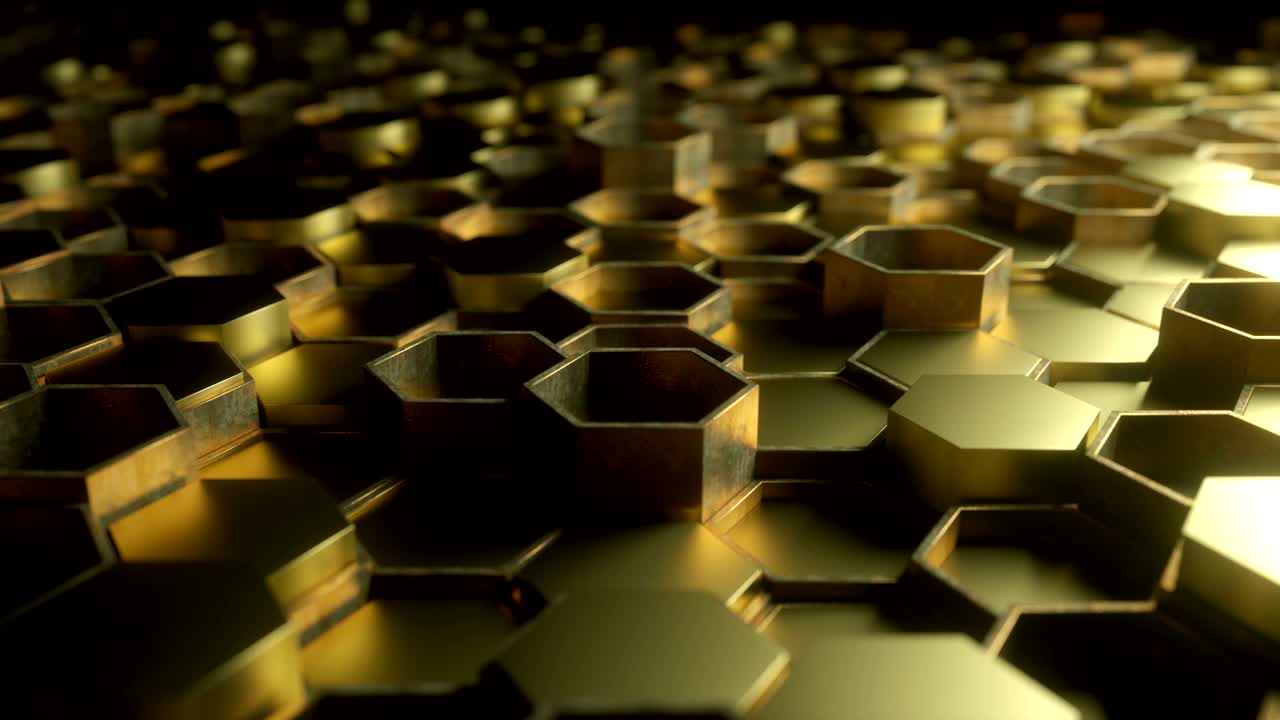 fondo hexagonal abstracto