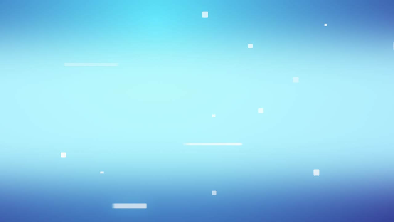 4k 루프 애니메이션 파란 사각형은 수직 배경에서 간단하게 움직입니다. 시엄리스 루프 추상적인 최소한의 기하학 선 스트리밍 모션 배경