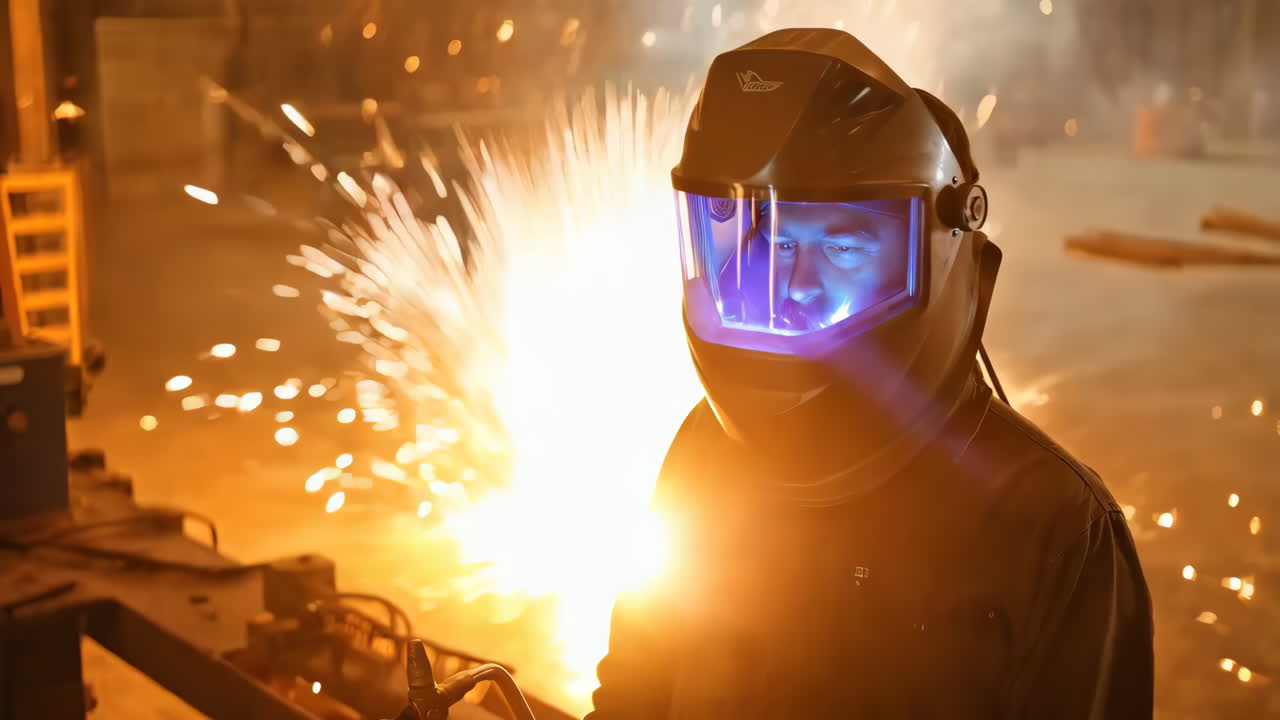 Welder at Work