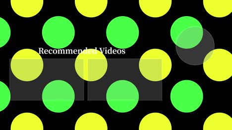 el punto se mueve final de la tarjeta final de la pantalla gráficos de movimiento
