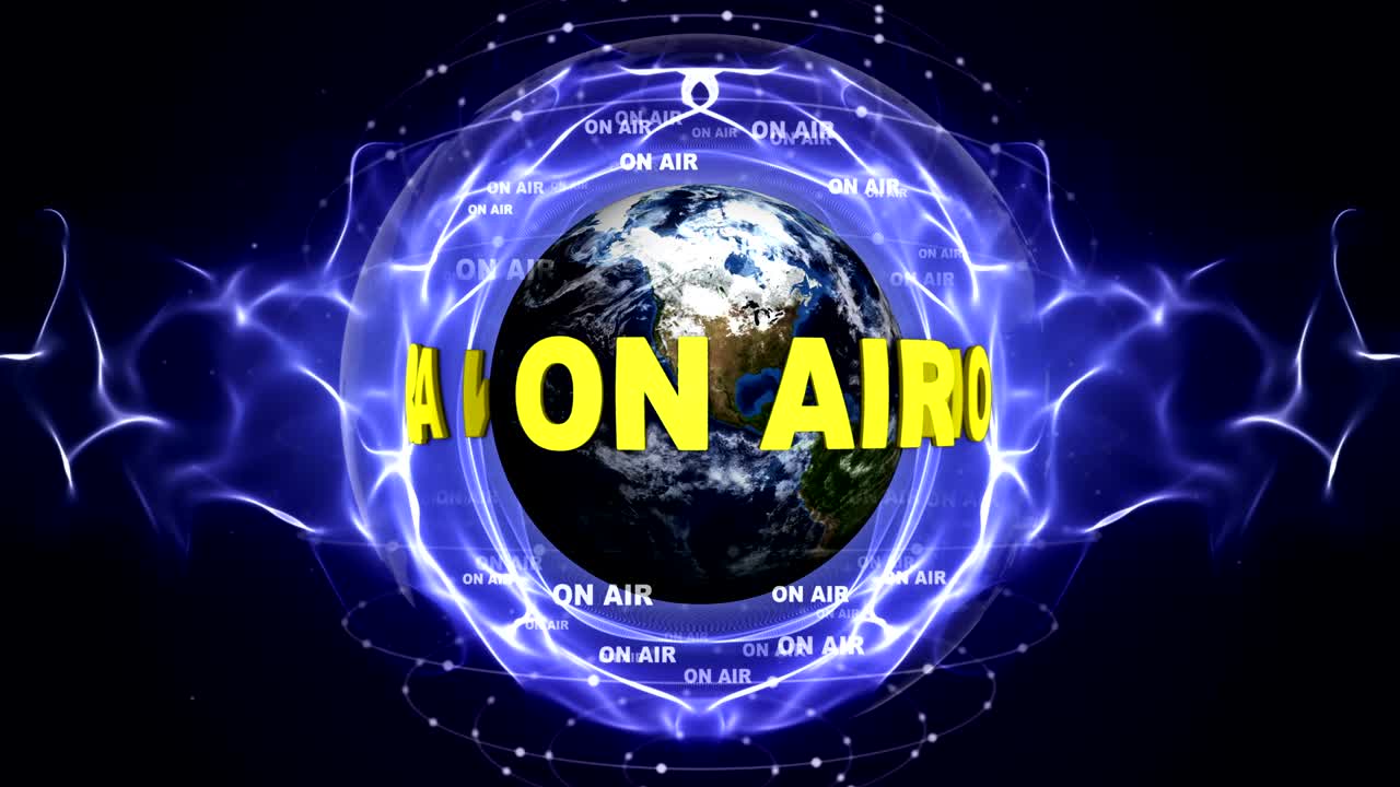 en la animación de texto en el aire de todo el mundo