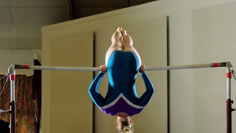 gymnast practicing a gymnastic