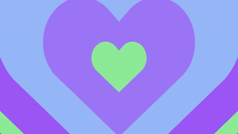 el día de san valentín se mueve el corazón movimiento de fondo escena final 4k bucle sin fisuras telón de fondo animado para el día de san valentine, aniversario, día de la madre