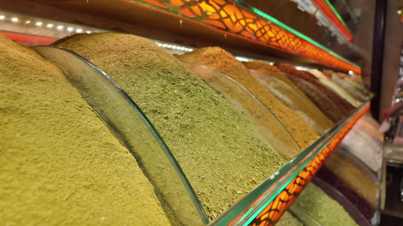 Various Spices on Display