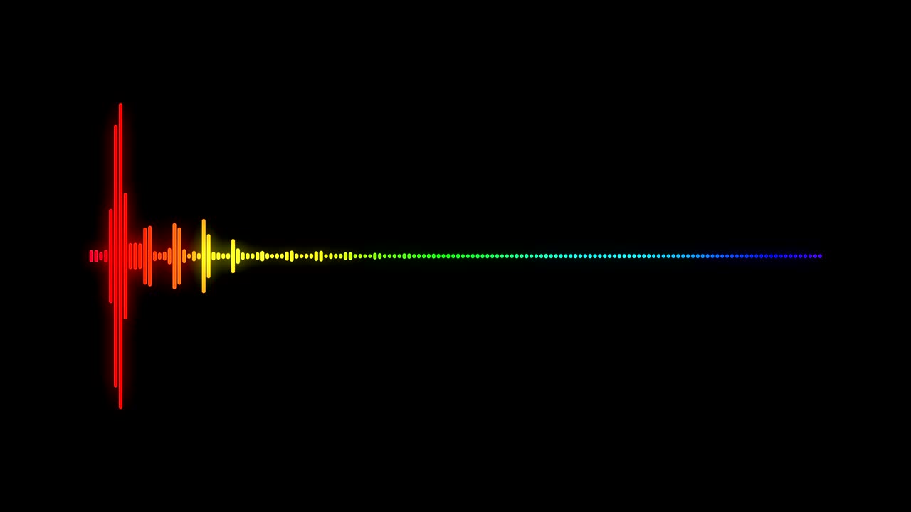digital audio spectrum sound wave effect