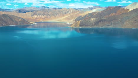 aerial view of leh ladakh, pangong tso lake, maitreya buddha, diskit monastery in nubra valley, sand dunes nubra valley