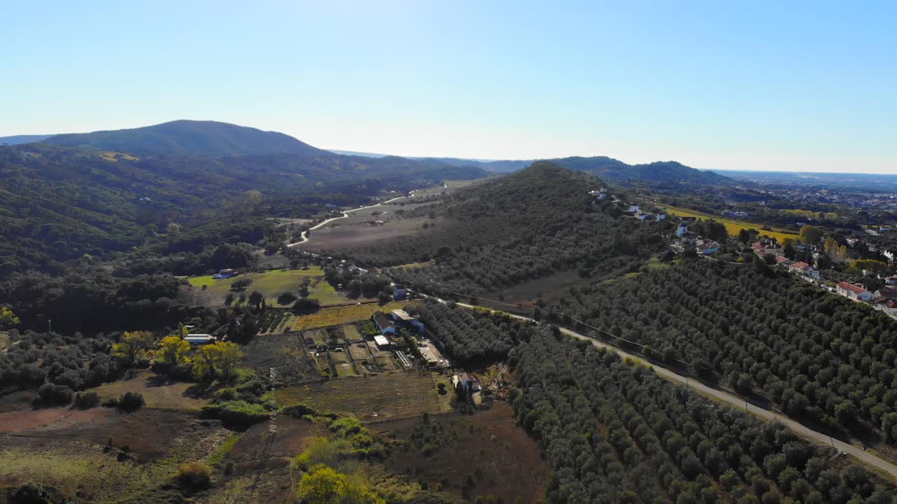 포르투갈의 팔멜라 지역에서 촬영된 드론