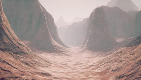 red canyon desert landscape