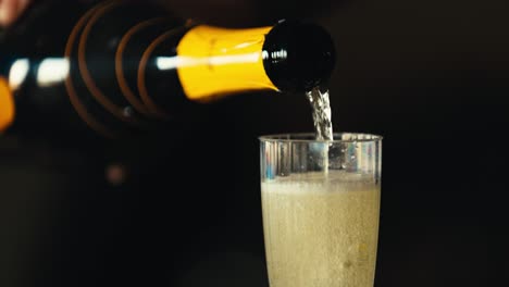 Handheld-Closeup-of-Champagne-Pouring-into-Flute