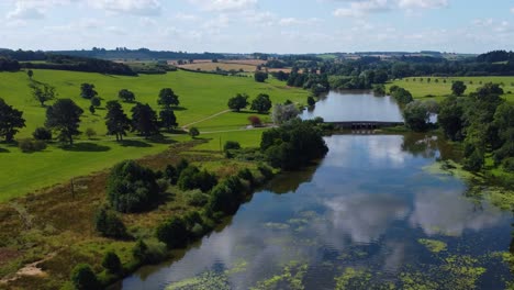 english rural landscape in the area of belvoir castle