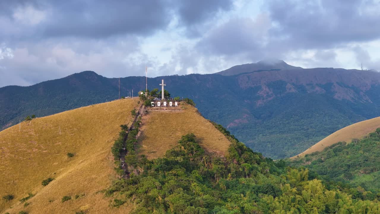 Coron Hilltop View with Cross