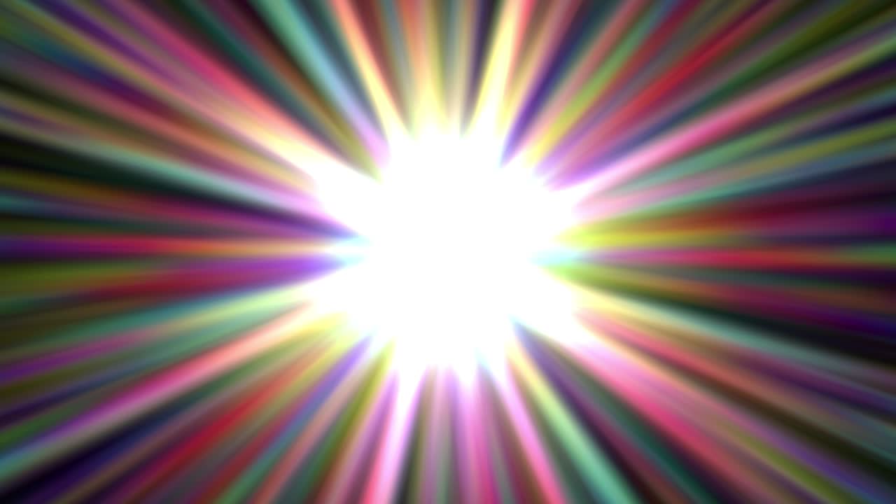 rayo de luz del sol bucle gráfico vj