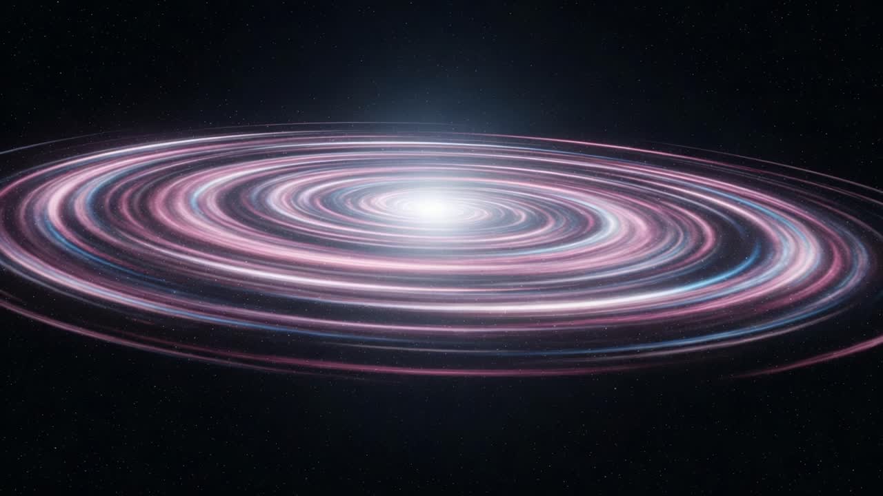 A Stunning View of a Spiraling Galaxy in Deep Space, Showcasing Vibrant Colors and Cosmic Beauty in Two Captured Frames