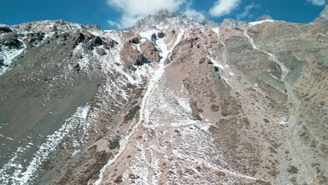 el yeso reservoir mountain range, cajon del maipo, country of chile