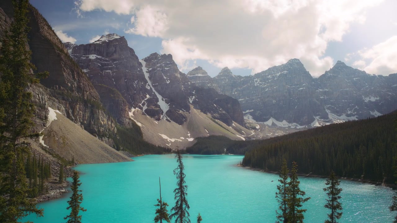 Moraine Lake in summer