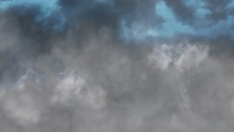 tormenta de truenos con tormenta de tiempo 4k