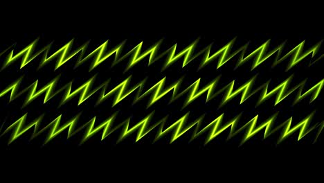 fondo con patrón de zigzag verde neón