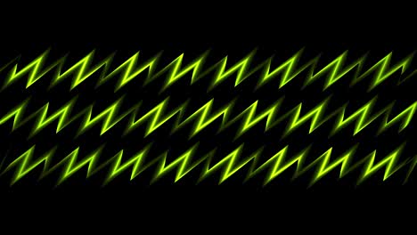 neon green zigzag pattern background