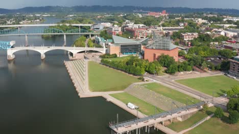 summer storm approaches in chattanooga, usa