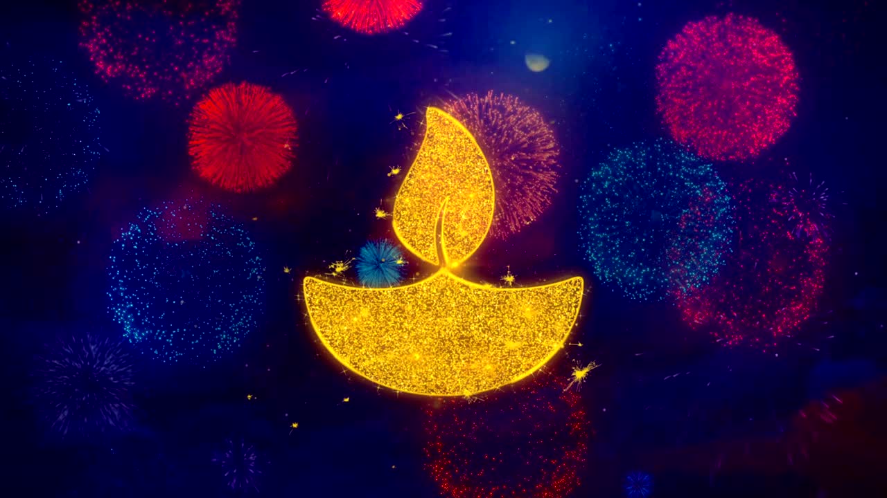 Diwali Diya Lamp Icon Animation