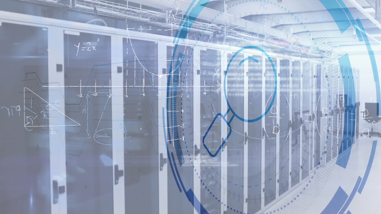 animación de lupas y ecuaciones matemáticas a través de sistemas de servidores de datos