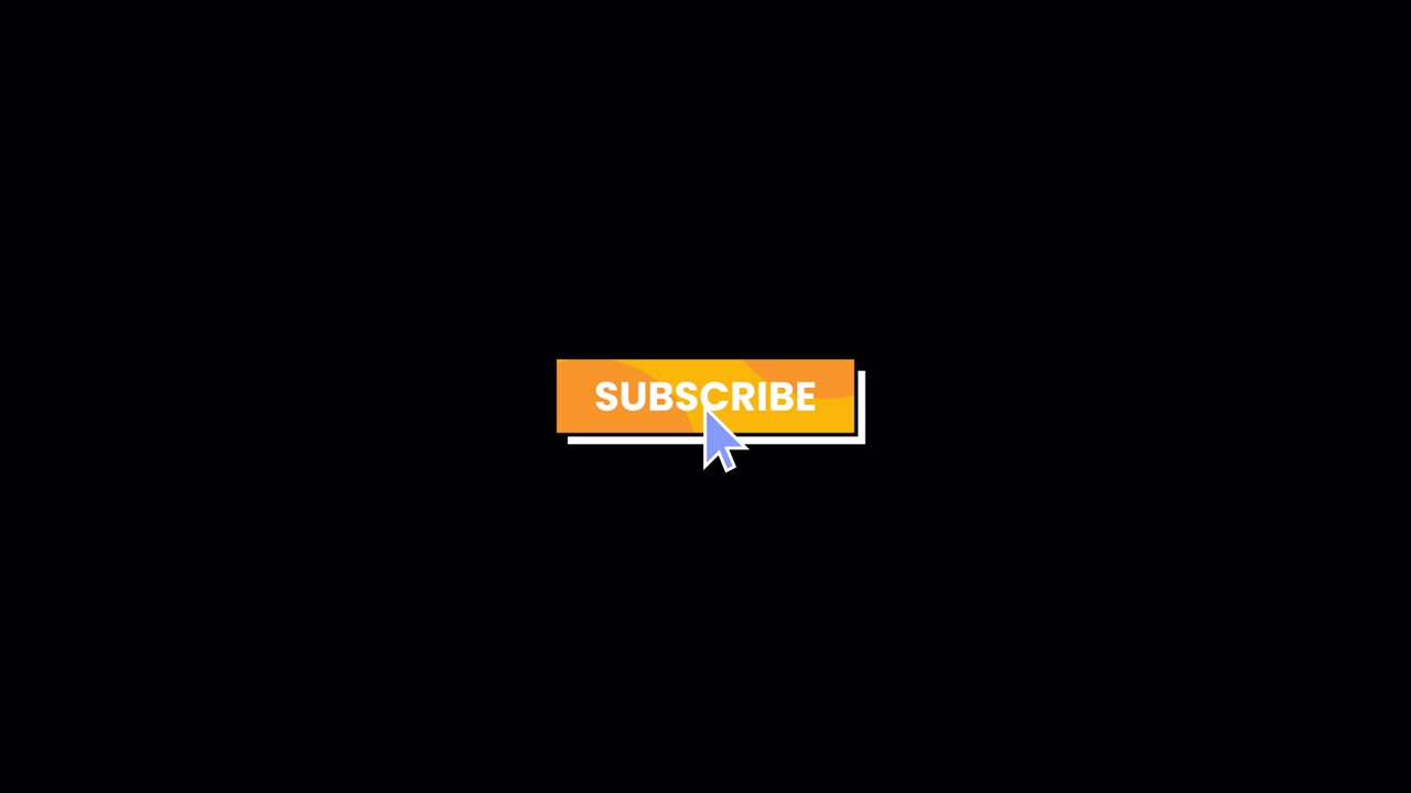 Animated Subscribe Button with Mouse Click and Notification Bell