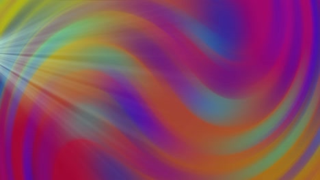 animation of rays over multicolour changing background