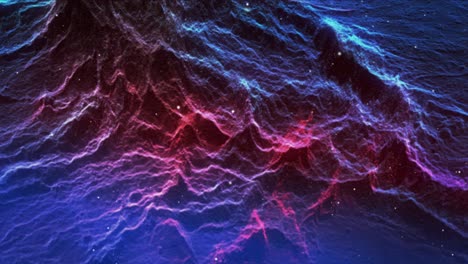 abstract wave pattern animation background