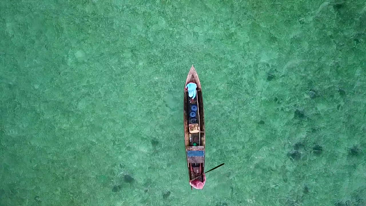 말레이시아 마불 섬 어부의 전망