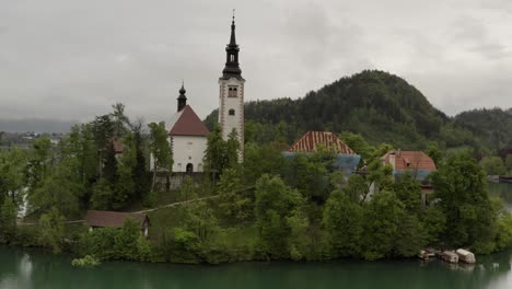 lake bled island church