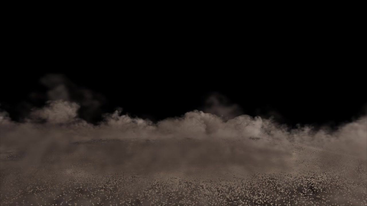 Abstract Nuvola di fumo e polvere