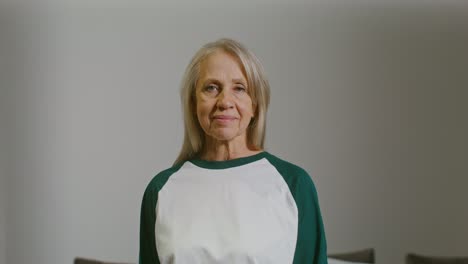 portrait of a smiling senior woman