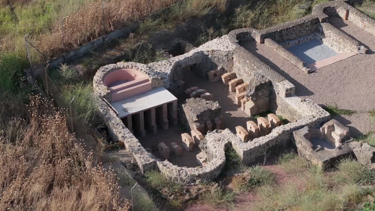 Vista Aérea das Ruínas dos Banhos Romanos