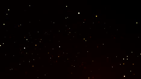 golden particles with completely black in background. luxury product. elegant feels. stardust.