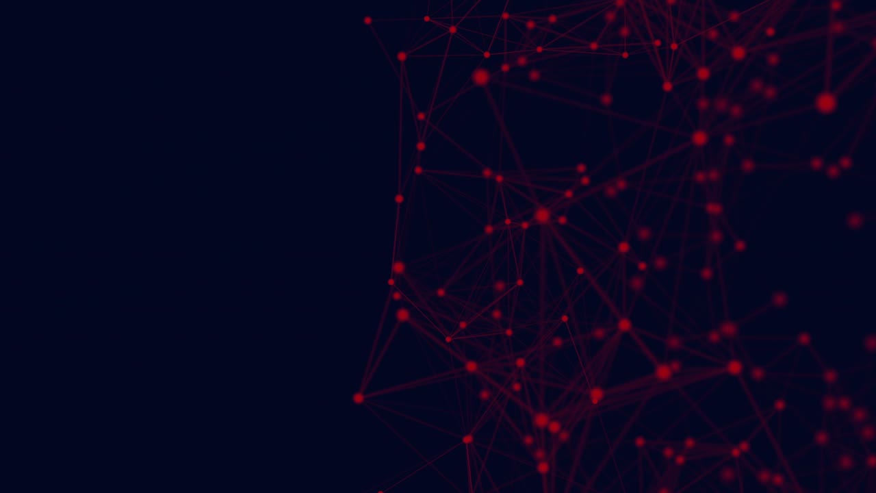 Red network animation 4k loop | Premium Stock Video Footage