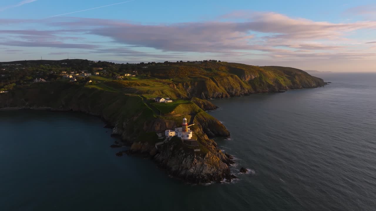 4K Cinematic Drone Footage of Baily Lighthouse at Sunrise – Howth, Co. Dublin, Ireland_20