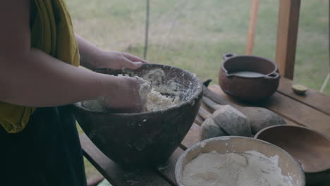 traditional bread making