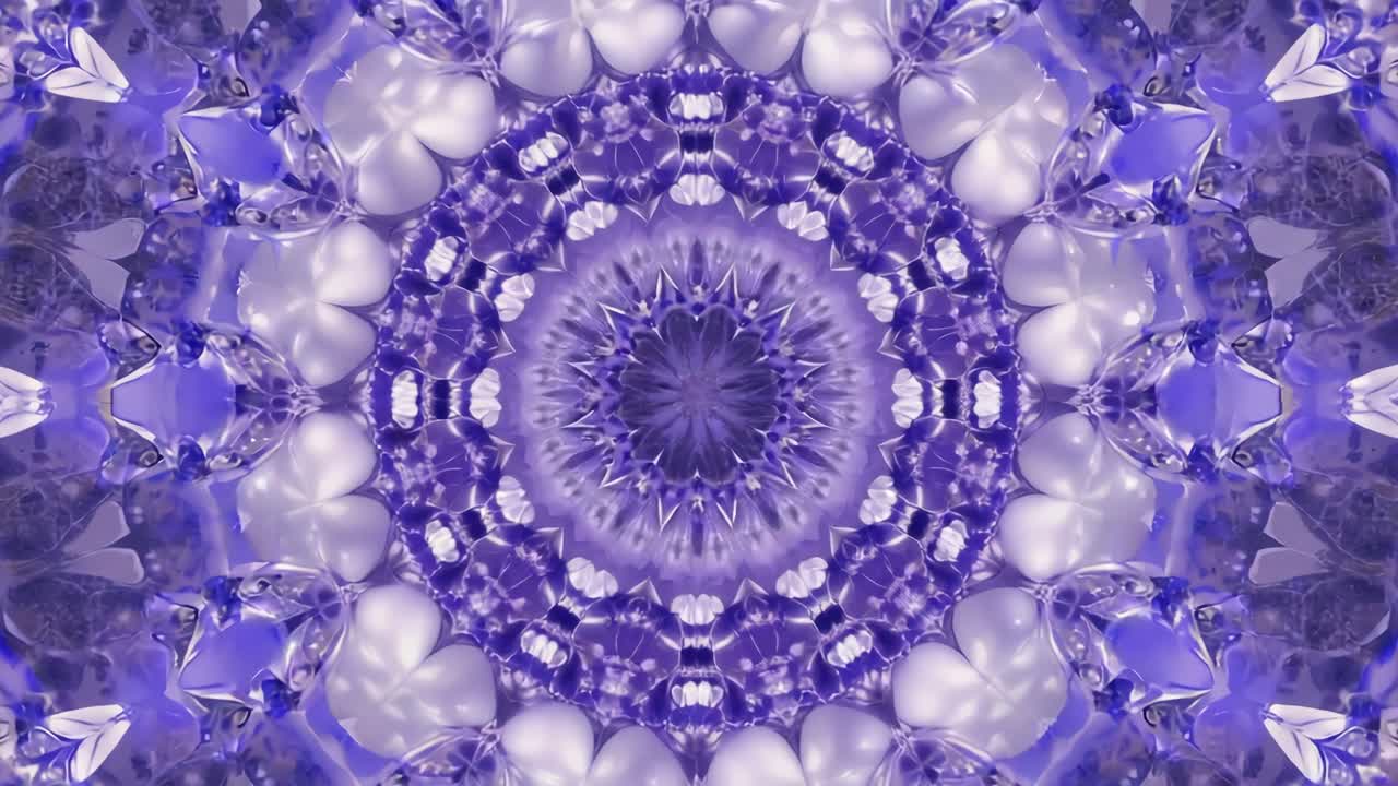 patrón de kaleidoscopio púrpura abstracto