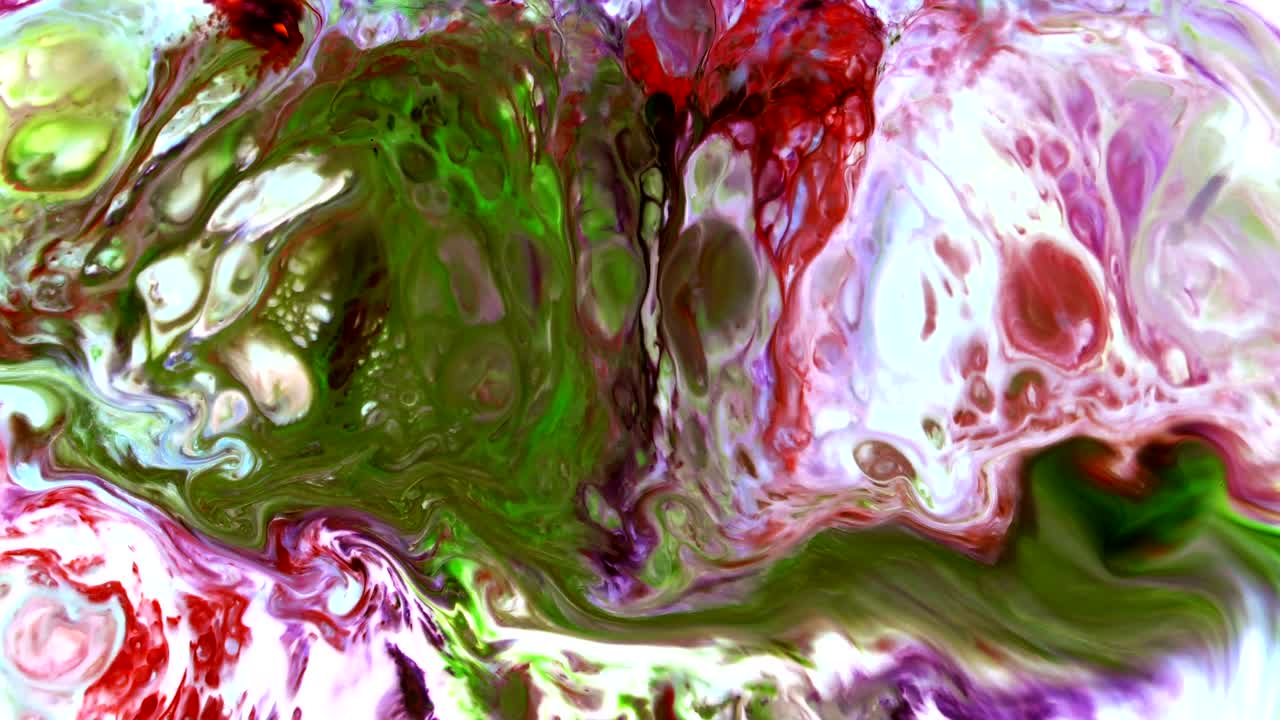 abstracto comida colorida tinta de pintura explota el caos se extiende en el agua