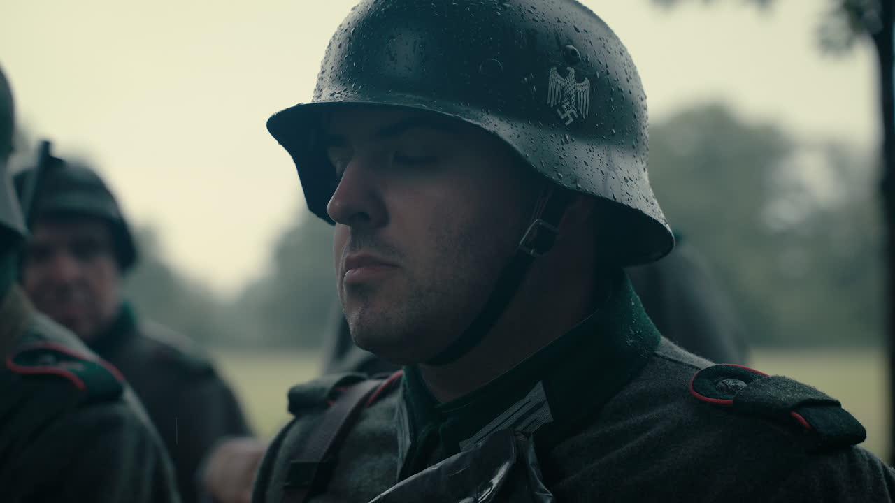 German Soldier in WW2 Uniform
