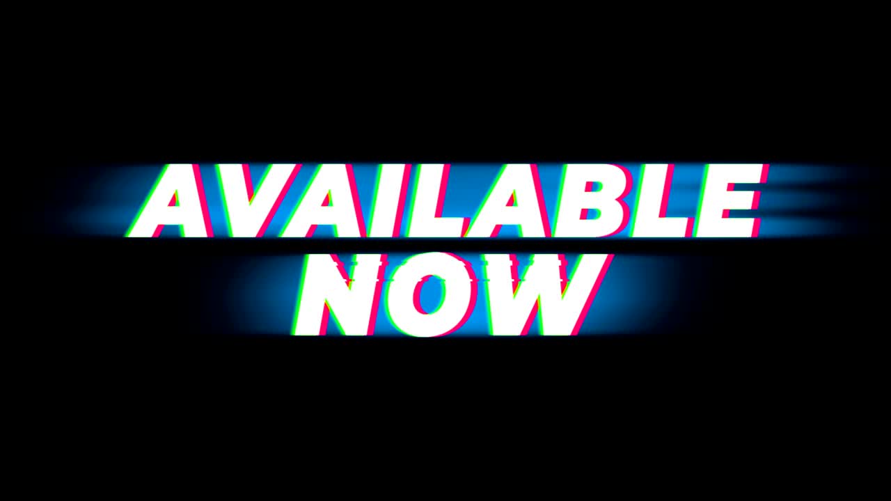 이제 사용할 수 있습니다. 텍스트 빈티지 글리치 효과 프로모션.