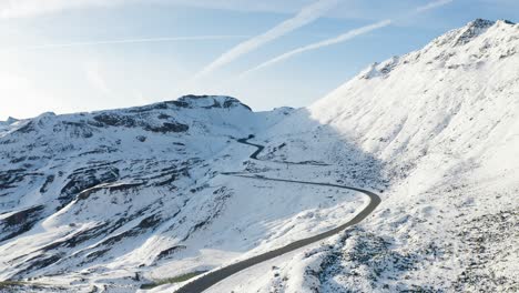 twisty road in the mountains