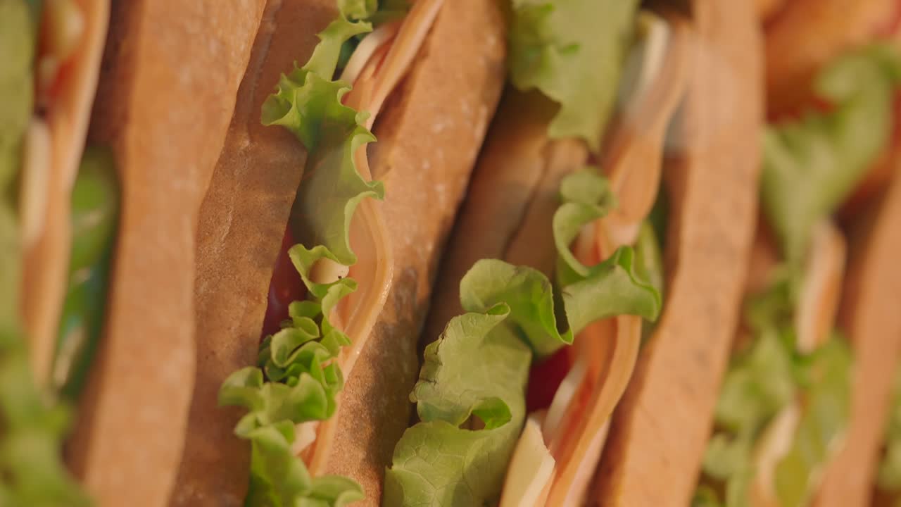 Close-up of Sandwiches