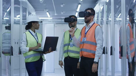 vr training in a data center