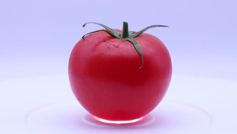 fresh red cherry tomato isolated on white background