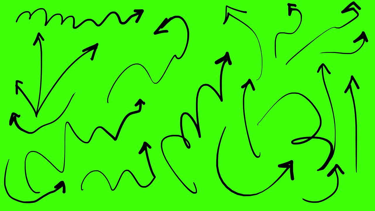 2d 도들 스타일의 애니메이션 화살표