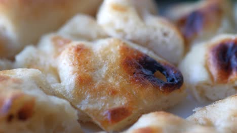 close up of delicious and crispy bread