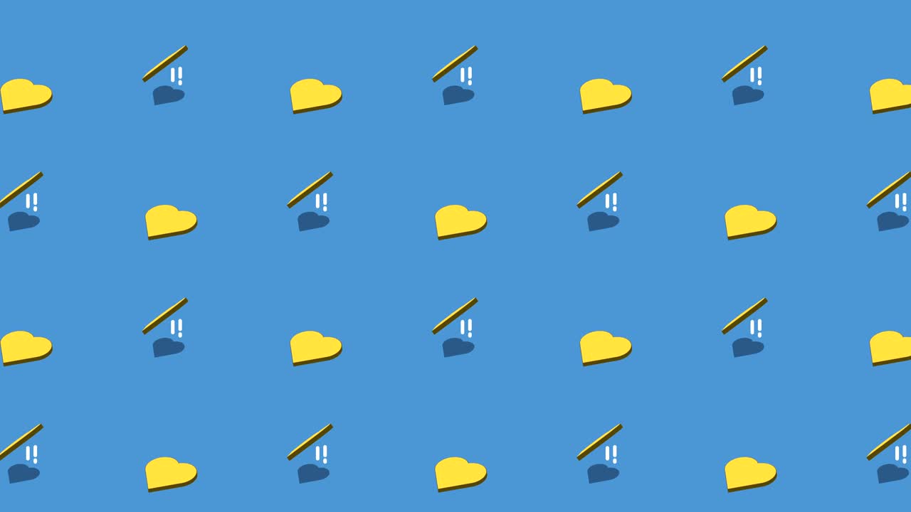 회전 심장 평평한 아이콘 배경