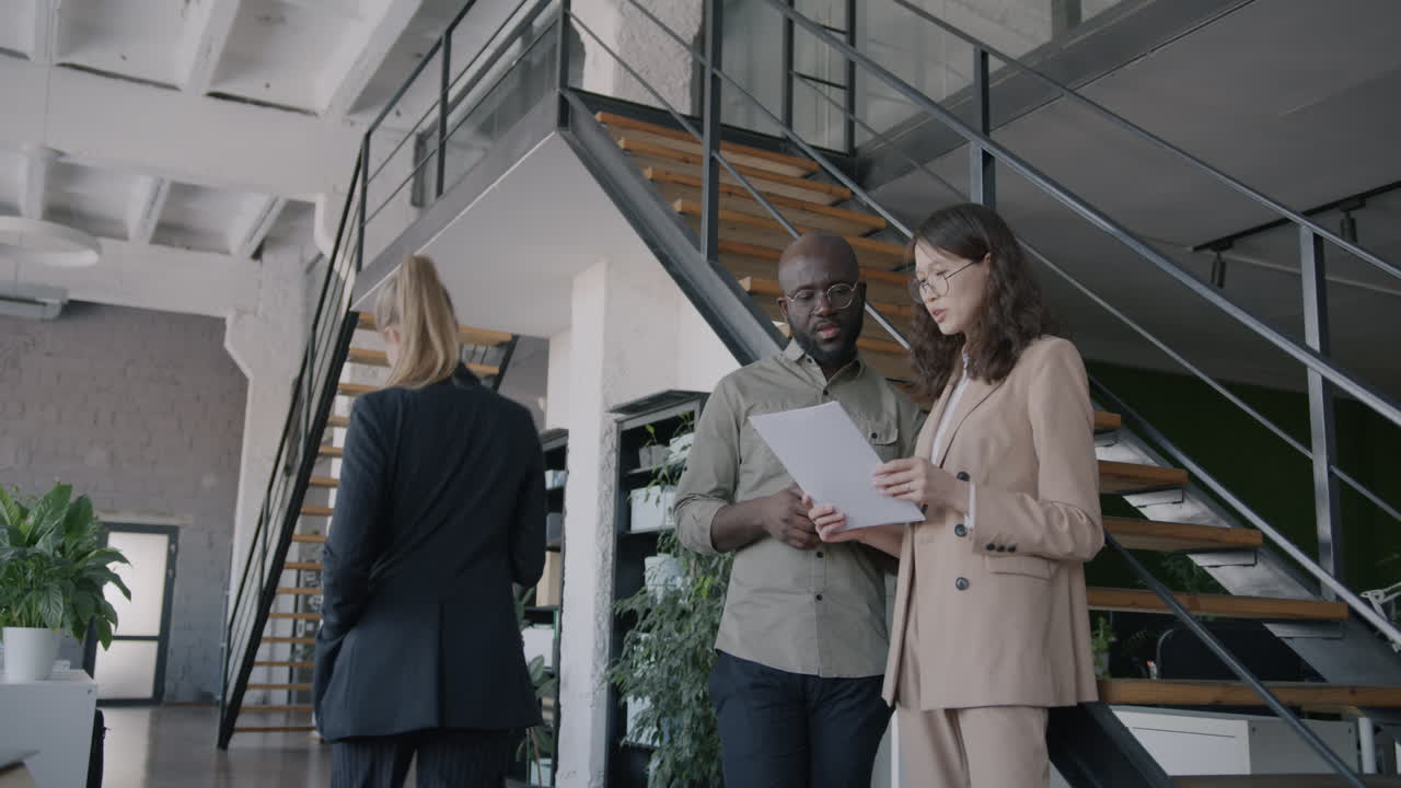 Business People in a Modern Office Space