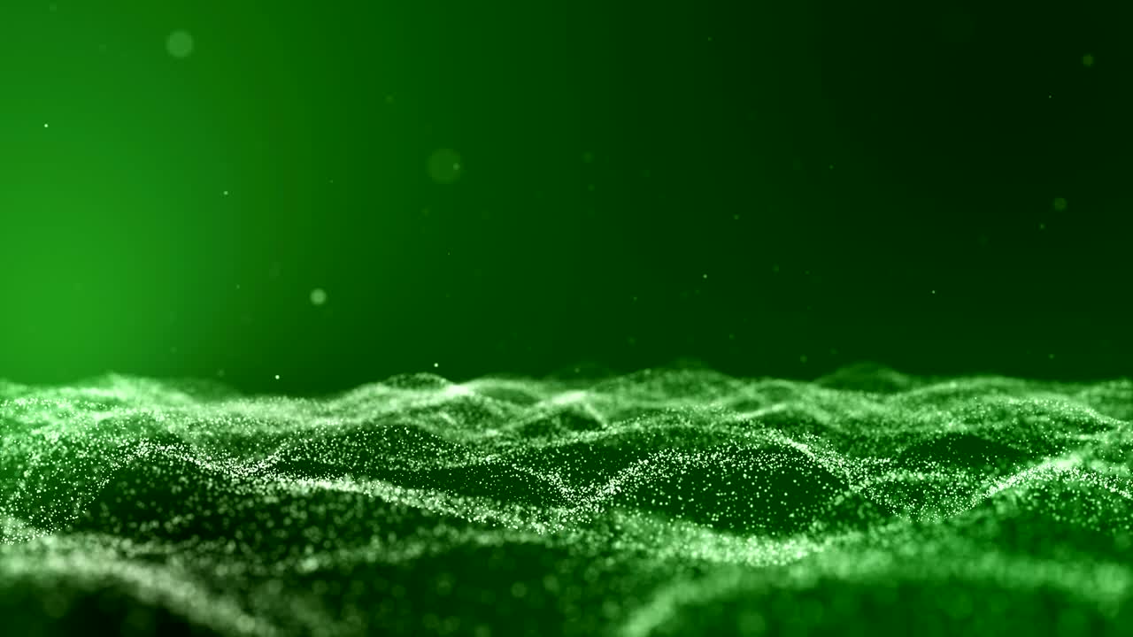 Animation ,motion abstract background with square, circle, white green ...
